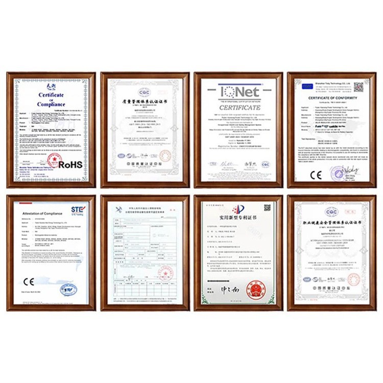 stackable home battery certificate